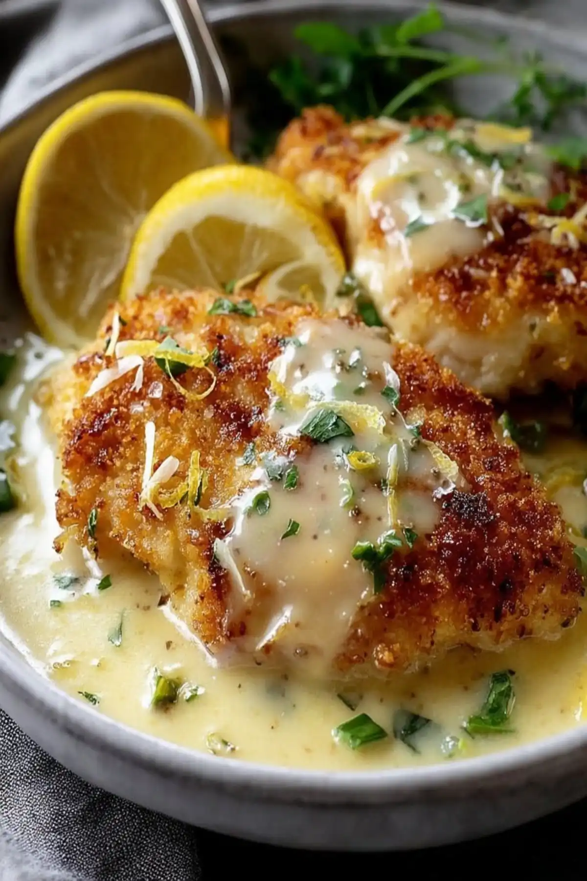Lemon-Pecorino-Crusted-Chicken-with-Creamy-Lemon-Sauce
